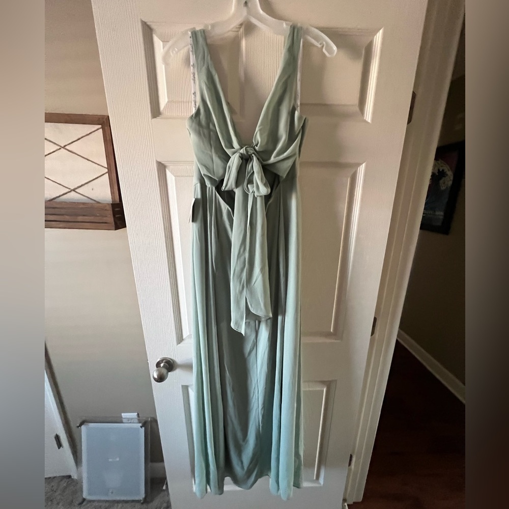 Dusty Sage Bridesmaid Dress